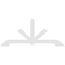 Ekena Millwork Vanguard Architectural Grade PVC Gable Bracket, 108"W x 45"H x 2"D x 6"F, 10/12 Pitch GBP108X45X0206VAN00 - alternate 5